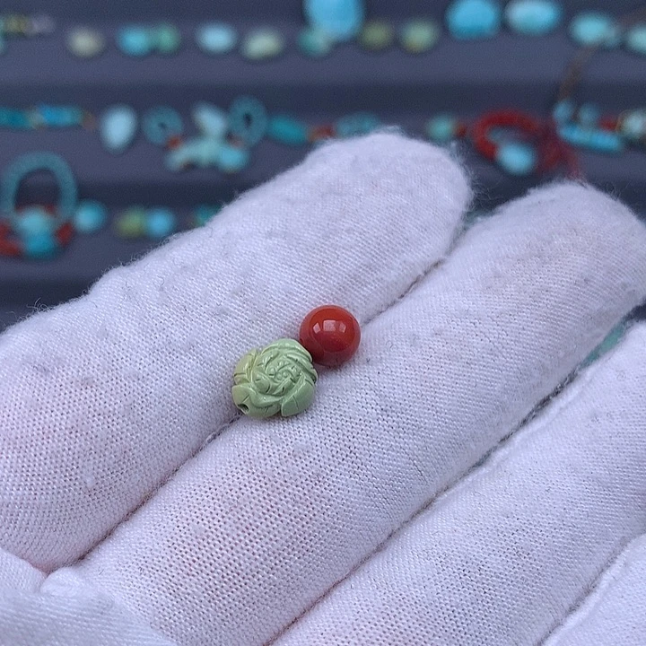 绿松石未镶嵌珠宝奇石