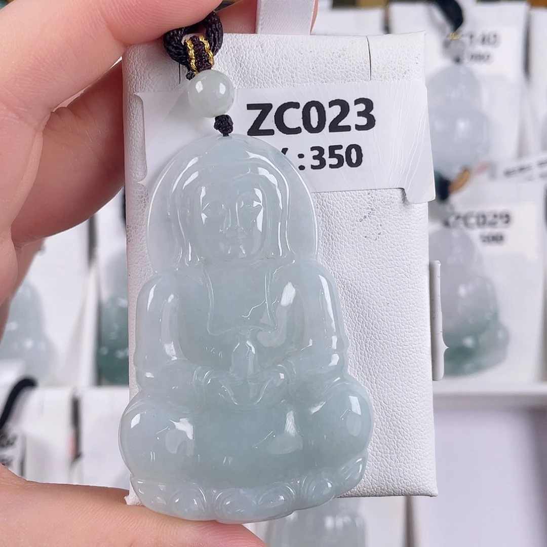 翡翠未镶嵌颈饰zc023