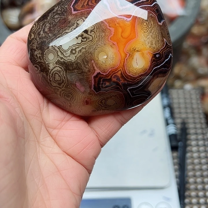 玛瑙/玉髓珠宝奇石未镶嵌茅*豆