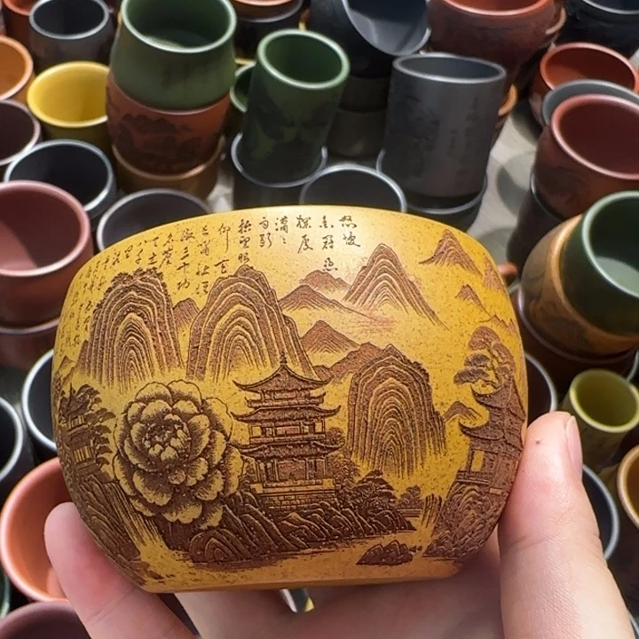 茶杯紫砂全手工紫砂