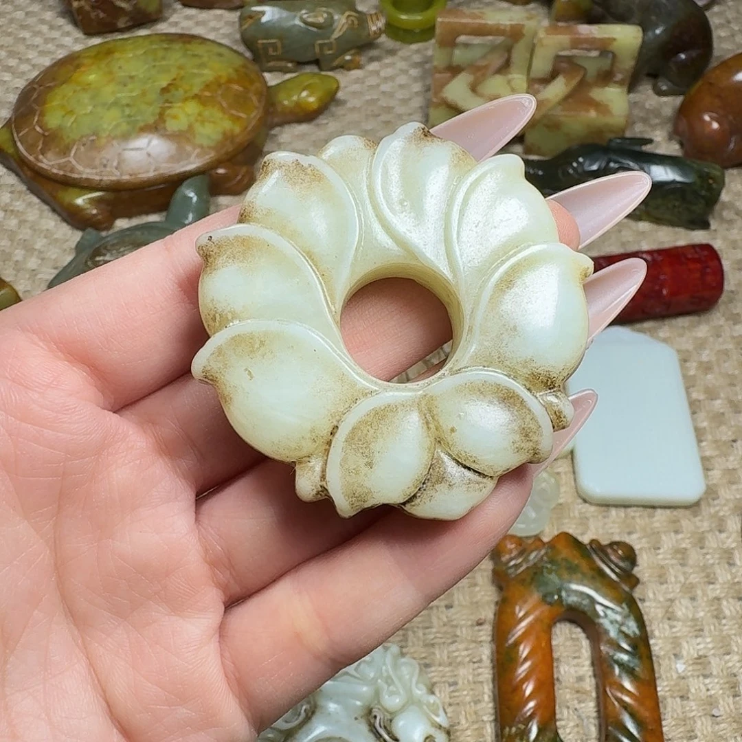 白玉菩提吊坠挂件