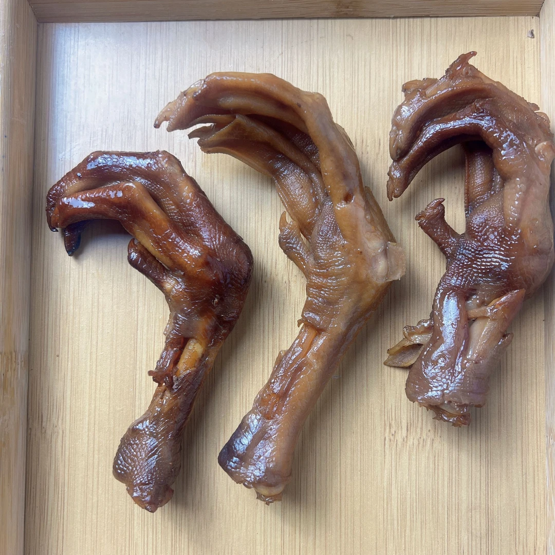 落叶阁熏酱鹅爪五香味Q弹过年大放漏！