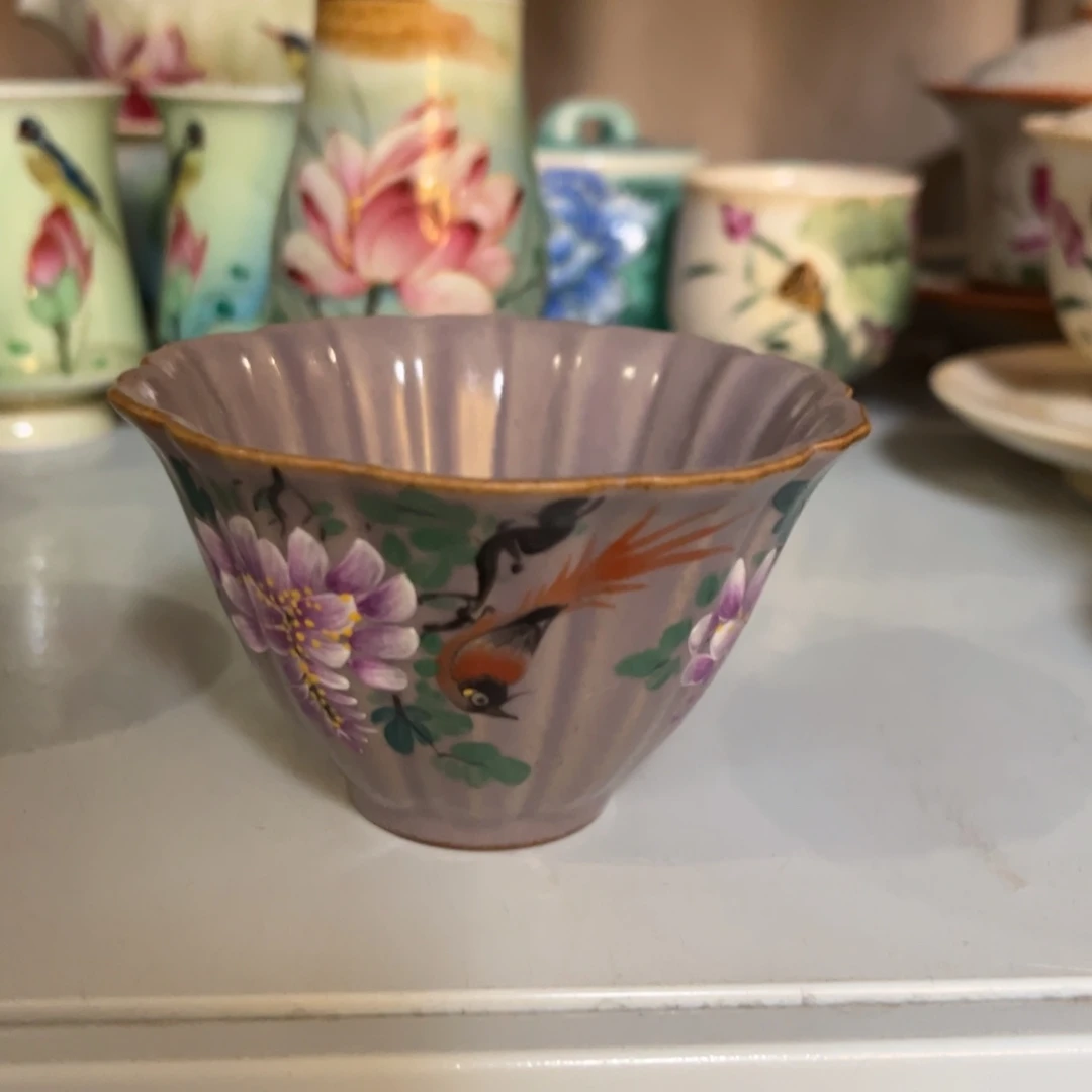 和***雨景德镇纯手工手绘陶瓷