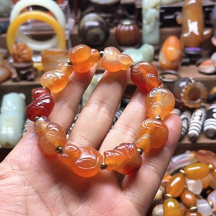 玛瑙/玉髓车挂未镶嵌