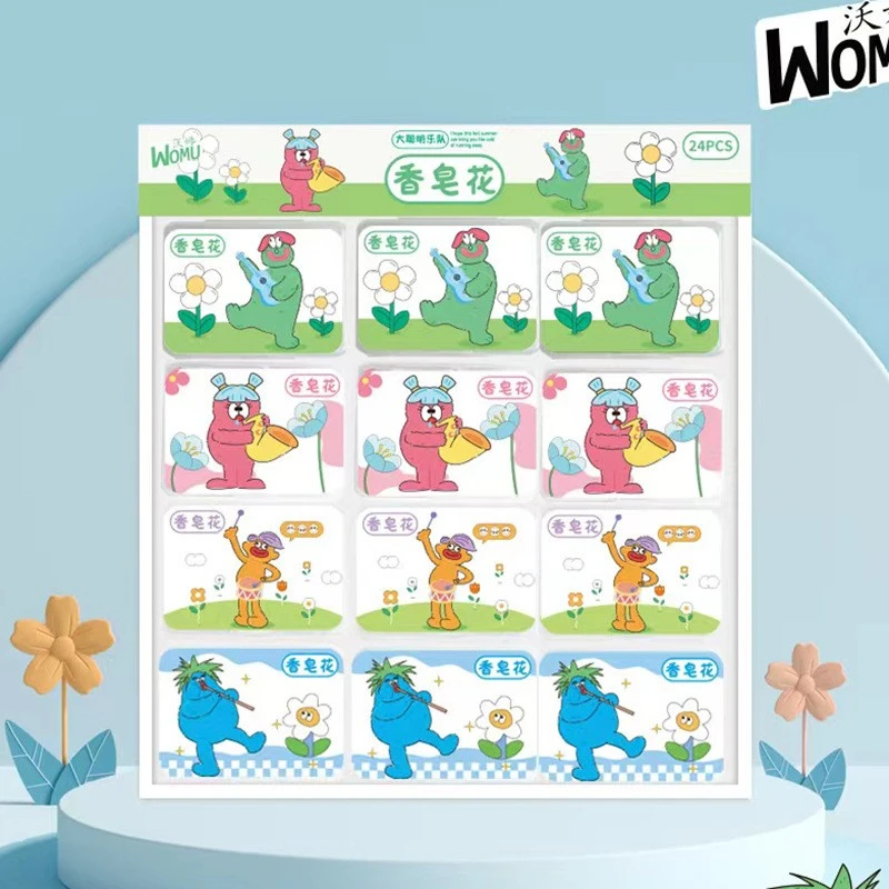 24个装香皂片便携盒装一次性香皂片洗手抑菌香皂片