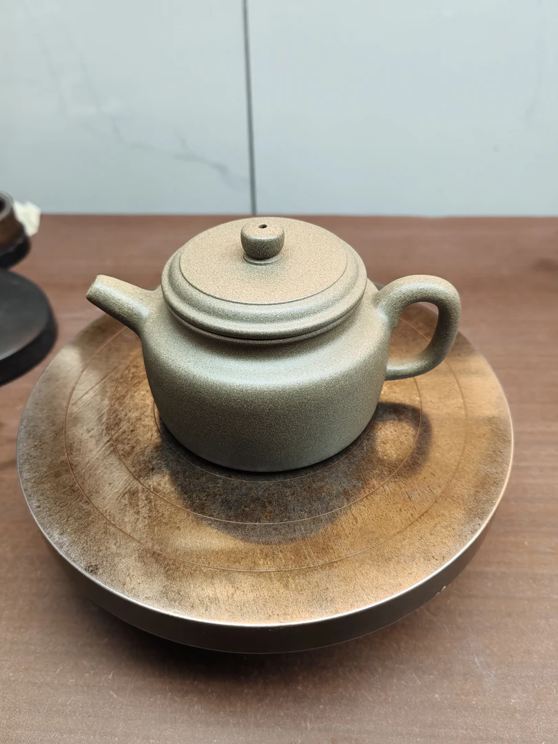 《大享德钟》原矿青段230毫升左右，精工半手，助理工艺美术心制作