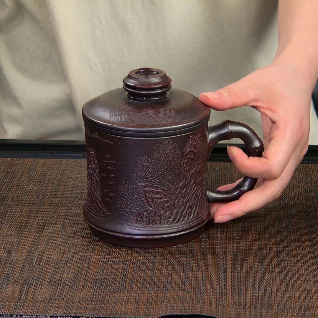 茶杯紫砂高货放漏