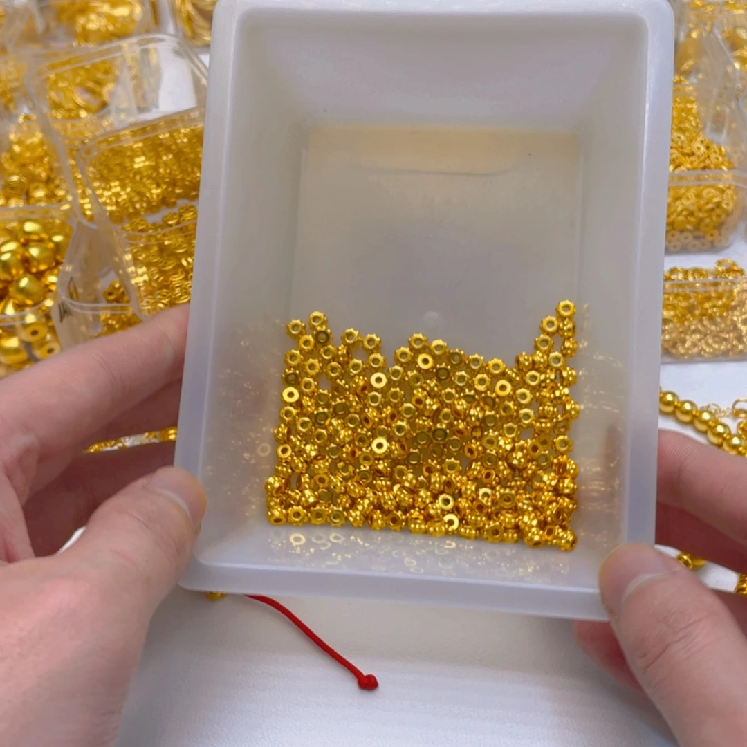 锆石铜合金蜻蜓眼10颗