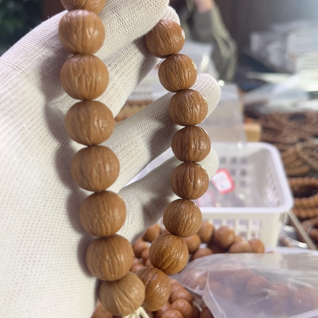 蚌***爸手串猴头核桃15+聚宝盆 同尺