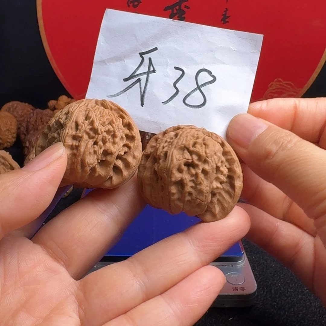文玩核桃把件41白狮子头