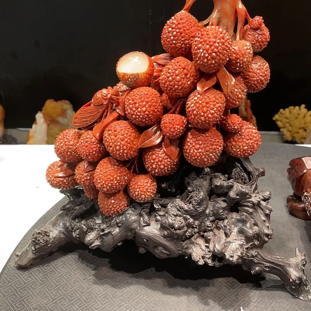 【闪购商品】寿山石三*荔枝工艺品