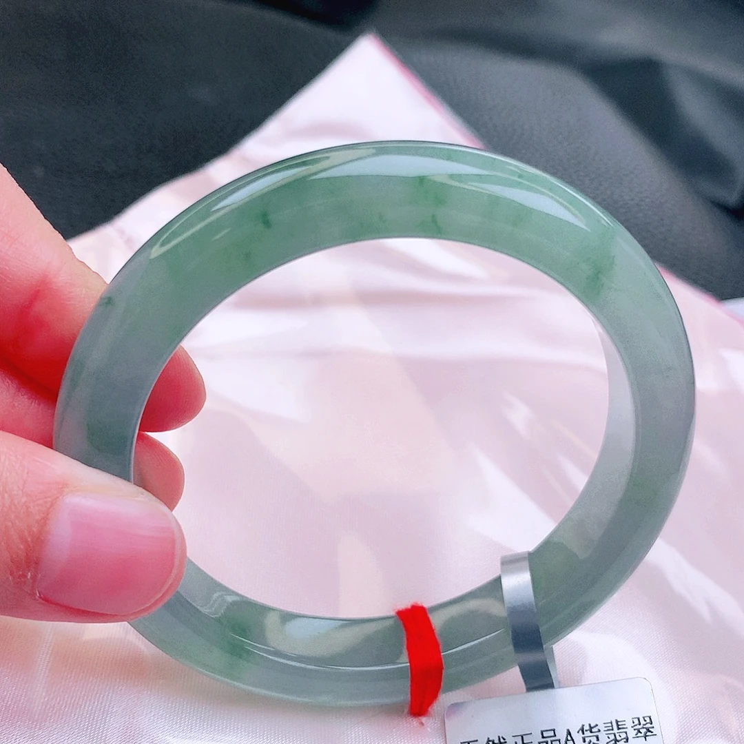 翡翠未镶嵌手镯缅甸天然a货翡翠手镯