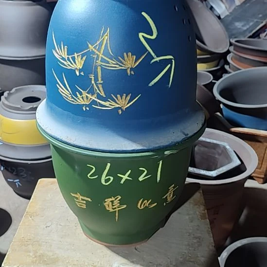 老***家宜兴紫砂花盆清清楚了吗