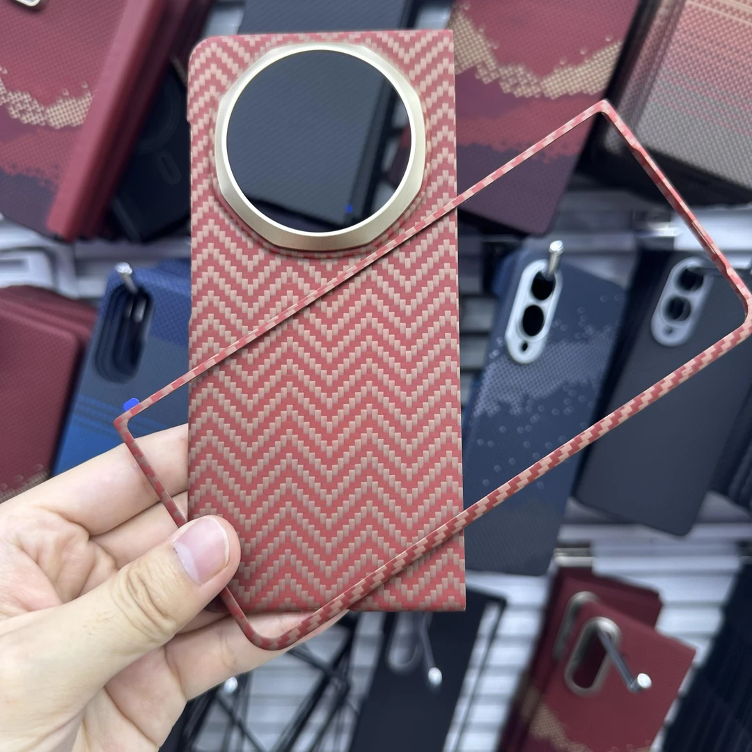 正品适用新款荣耀Magic V5V5中轴碳纤维磁吸超薄手机壳防摔保护套