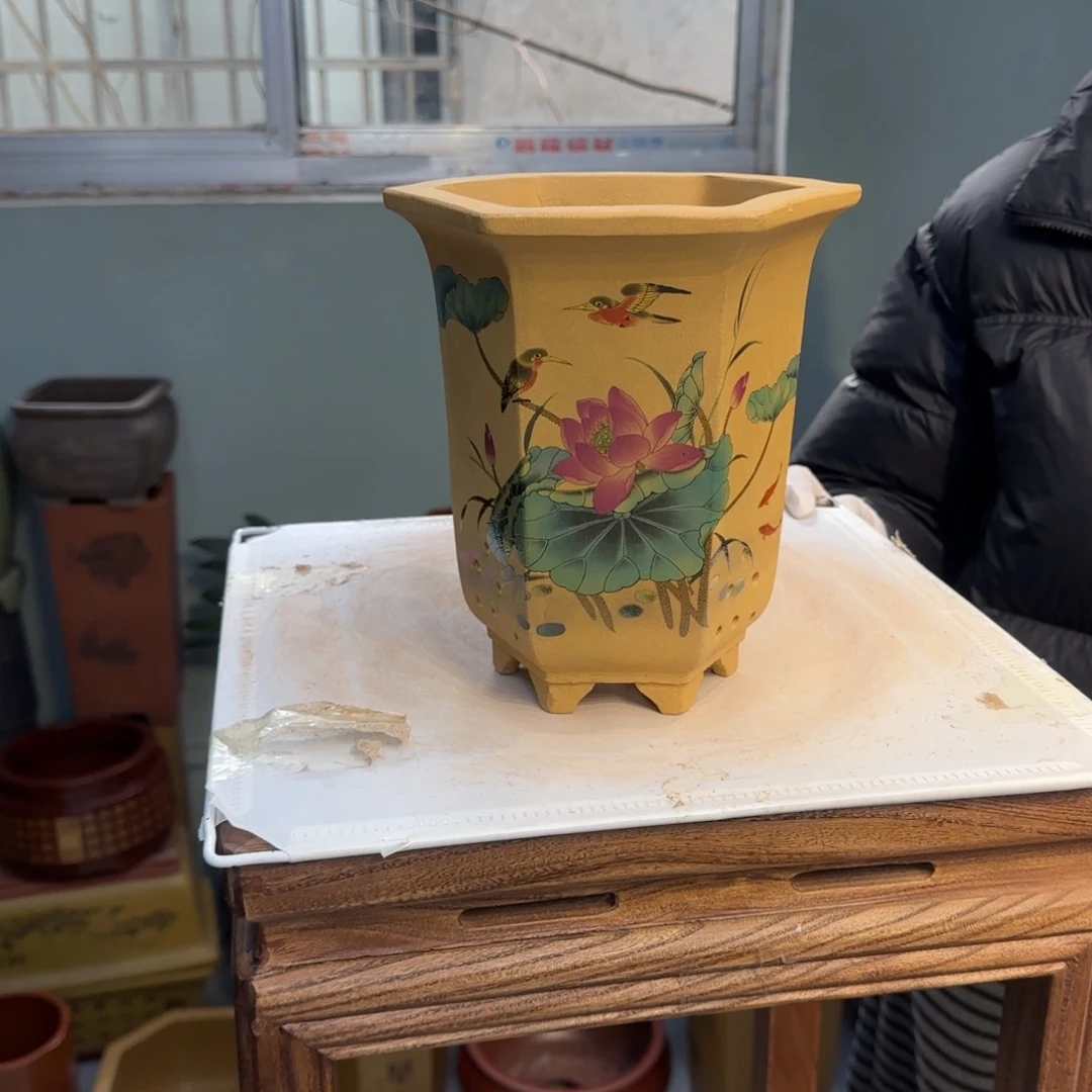 紫砂花盆紫砂口径16