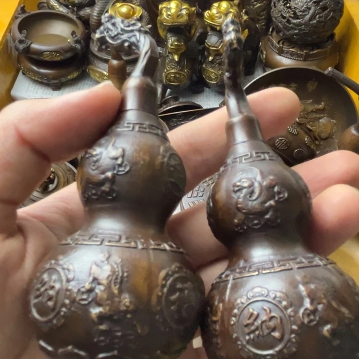 精美铜器摆件藏收