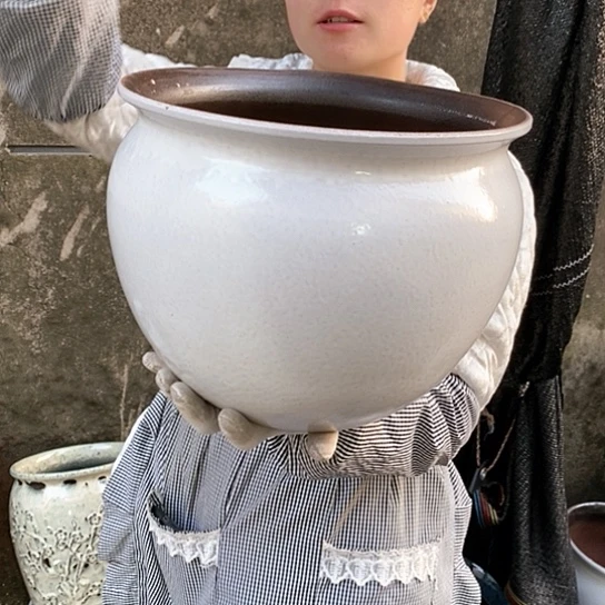 紫砂花盆正品口30高24