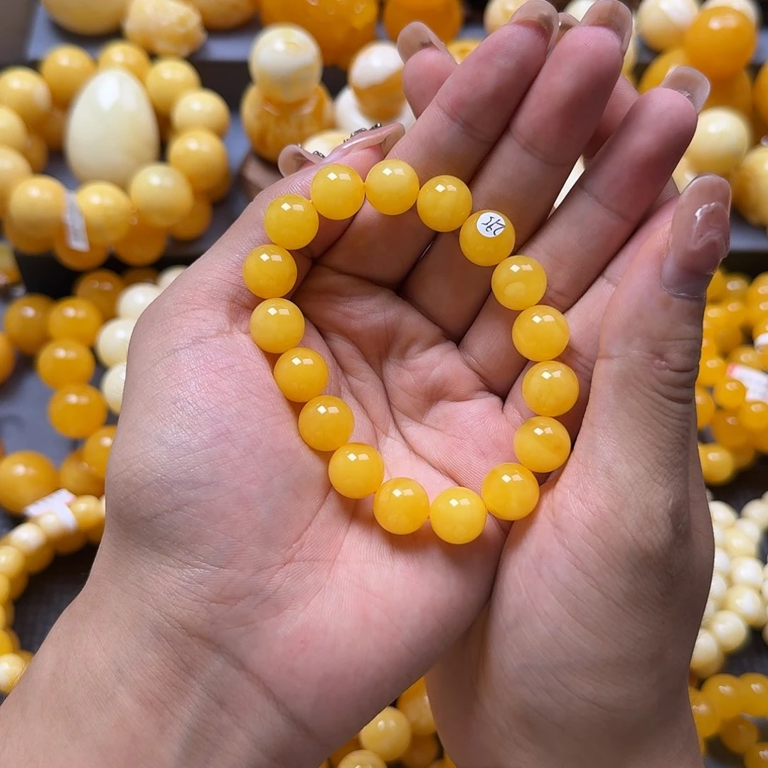 未镶嵌蜜蜡珠宝奇石同料12mm