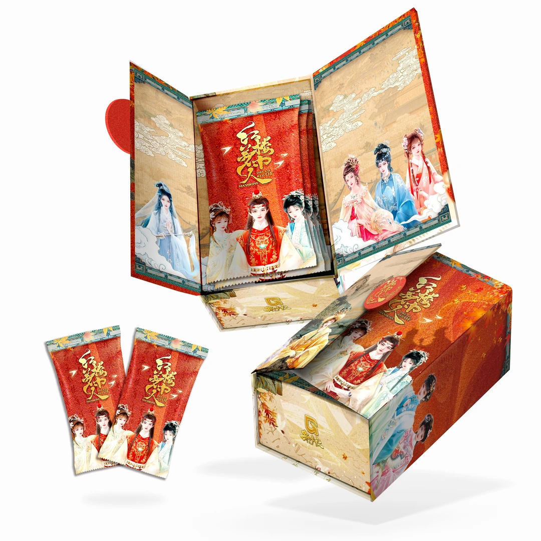 【拆盒】趣卡社《红楼梦中人》国风收藏卡牌盲盒