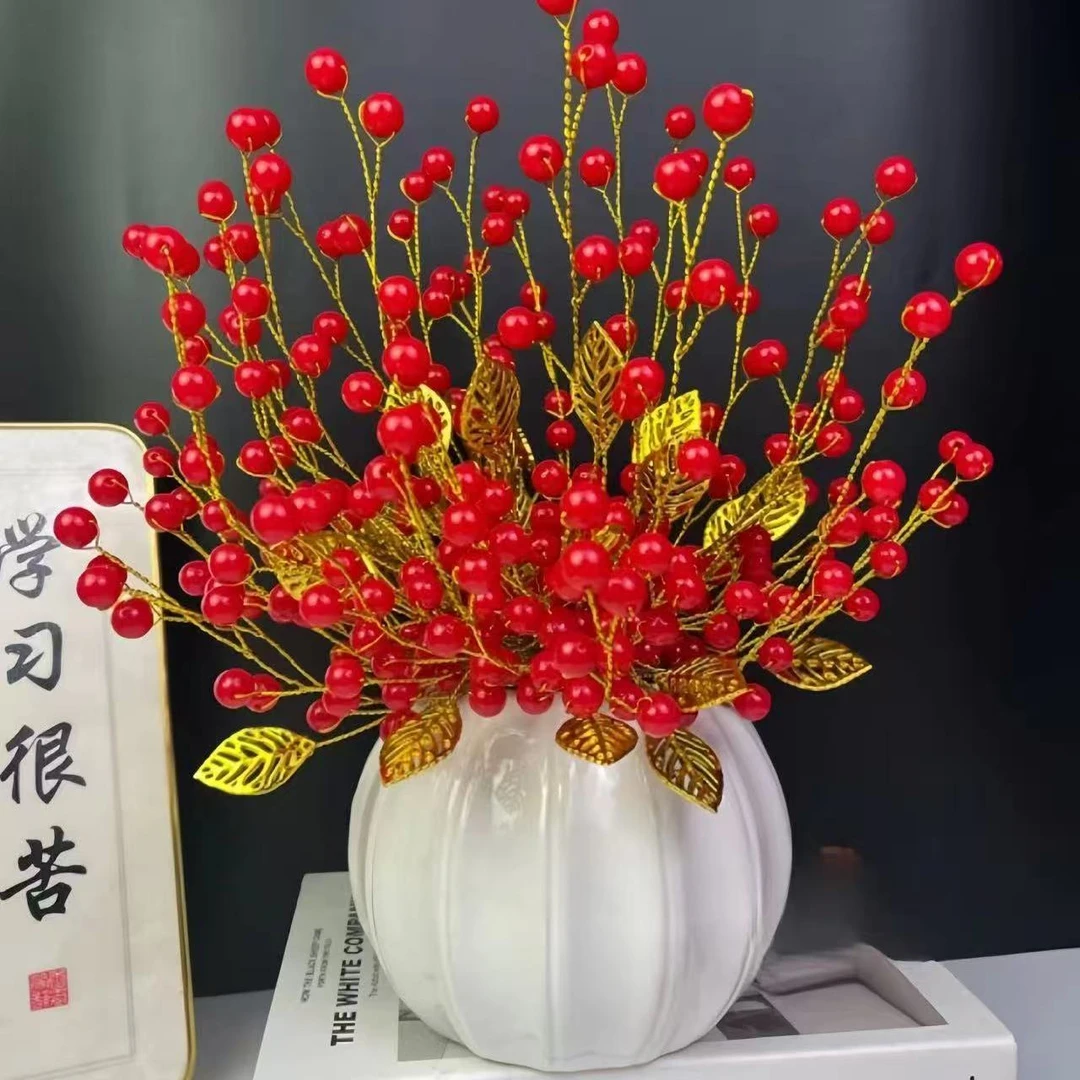 红果金叶发财果红运果手工DIY制作材料包