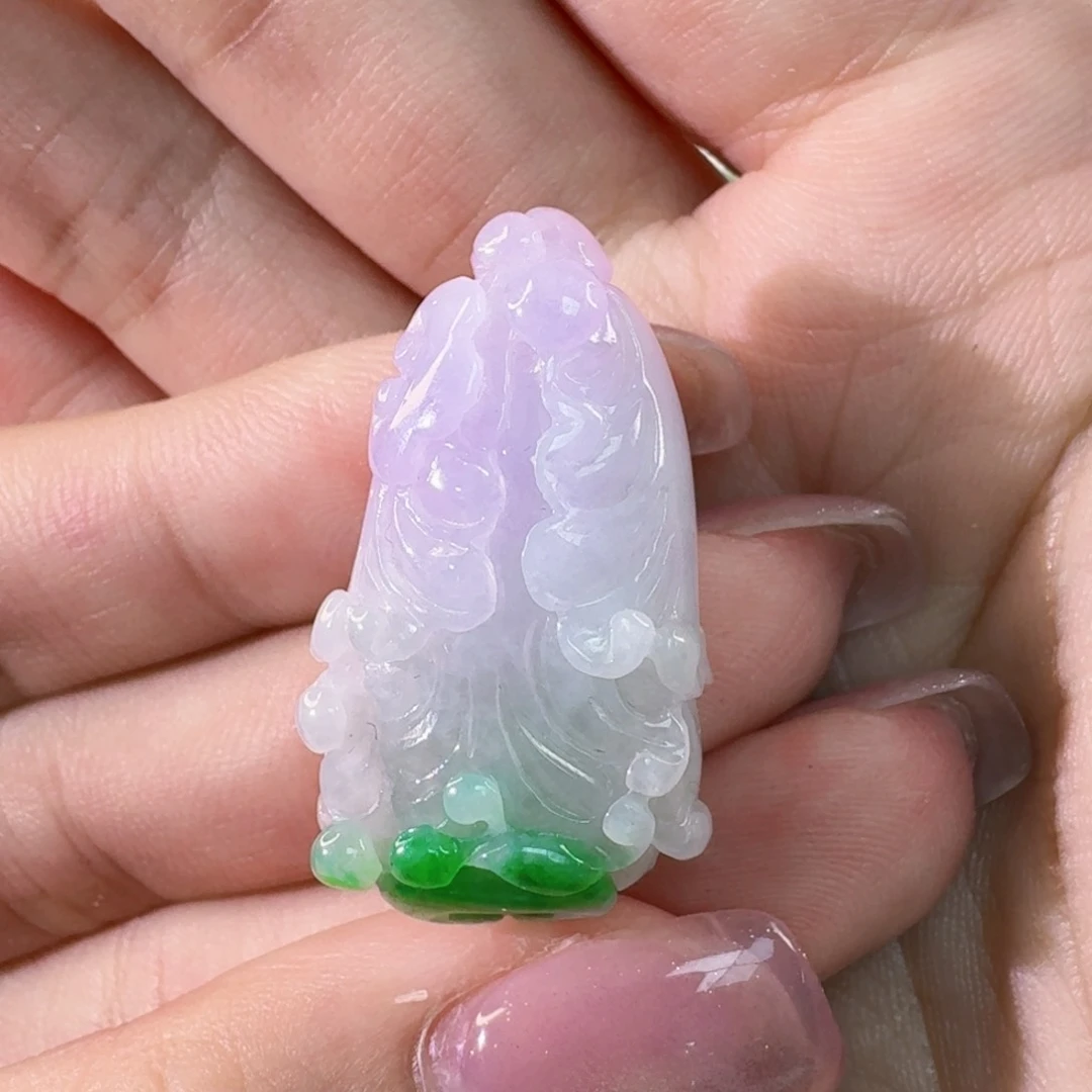翡翠颈饰未镶嵌楷*吊坠