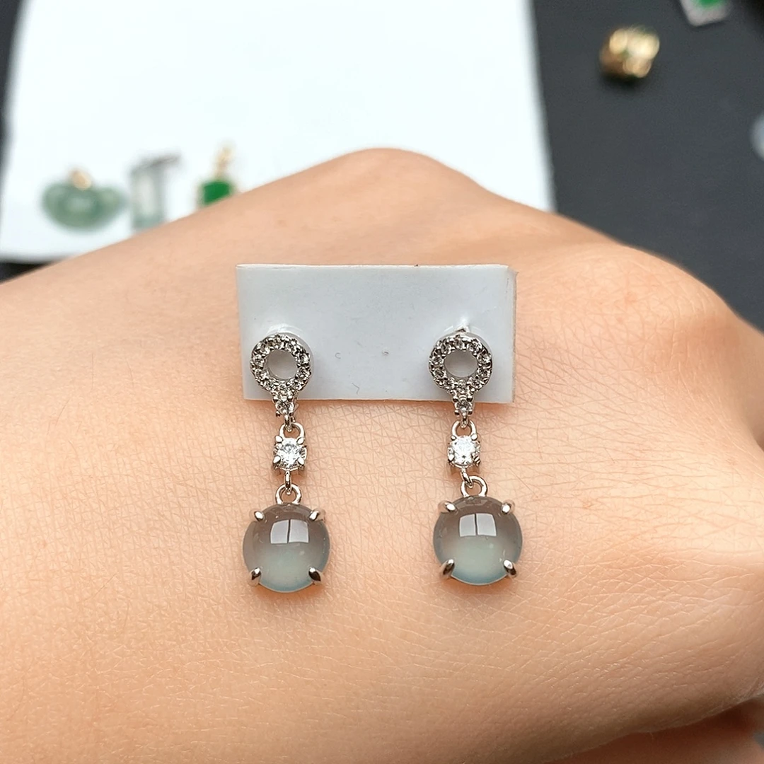 翡翠银S925镶嵌颈饰