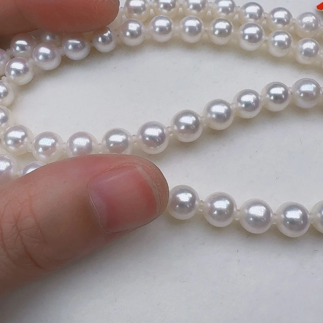 淡水珍珠银S925镶嵌颈饰