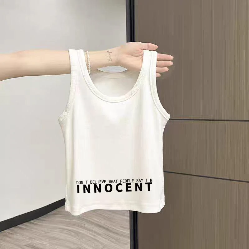 螺纹棉白色吊带背心女内搭2025夏季新款修身显瘦百搭外穿上衣早秋