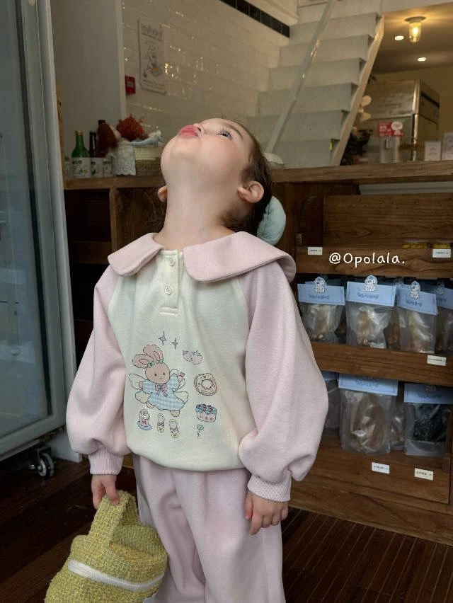 【铁锤甄选】女童小兔子卫衣套装60168