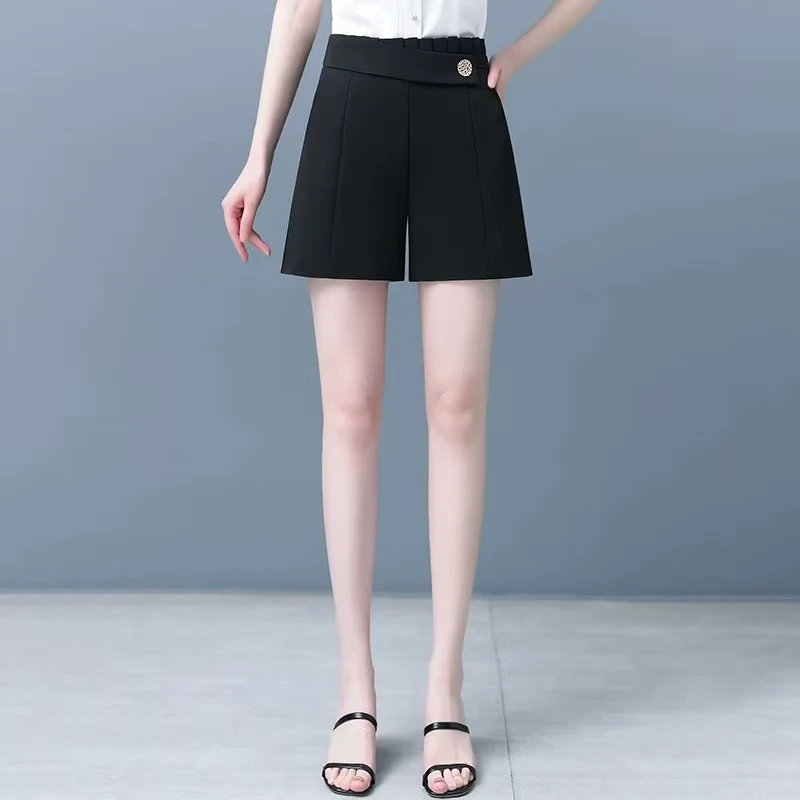 25821#【实物为准】2025新款时尚显瘦高腰百搭短裤