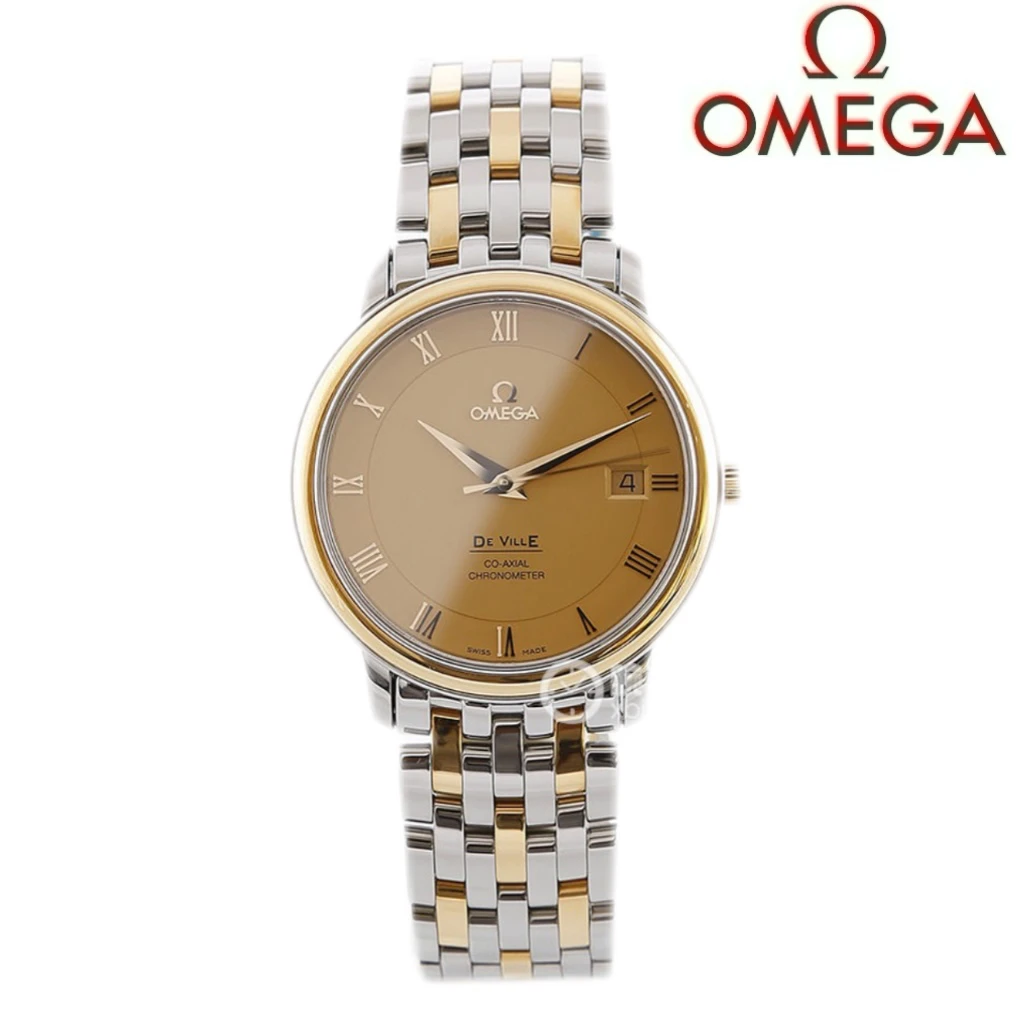 95新 Omega/欧米茄 亚虎/欧米茄/碟飞机械男表/单表