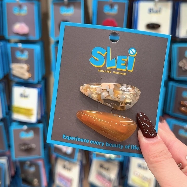 南瓜色水滴鸭夹14