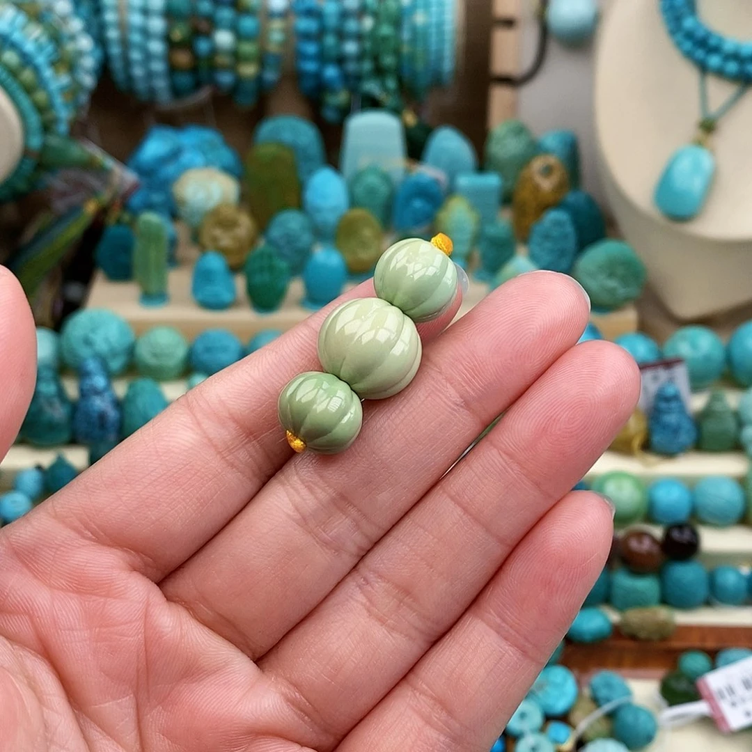 绿松石珠宝奇石未镶嵌