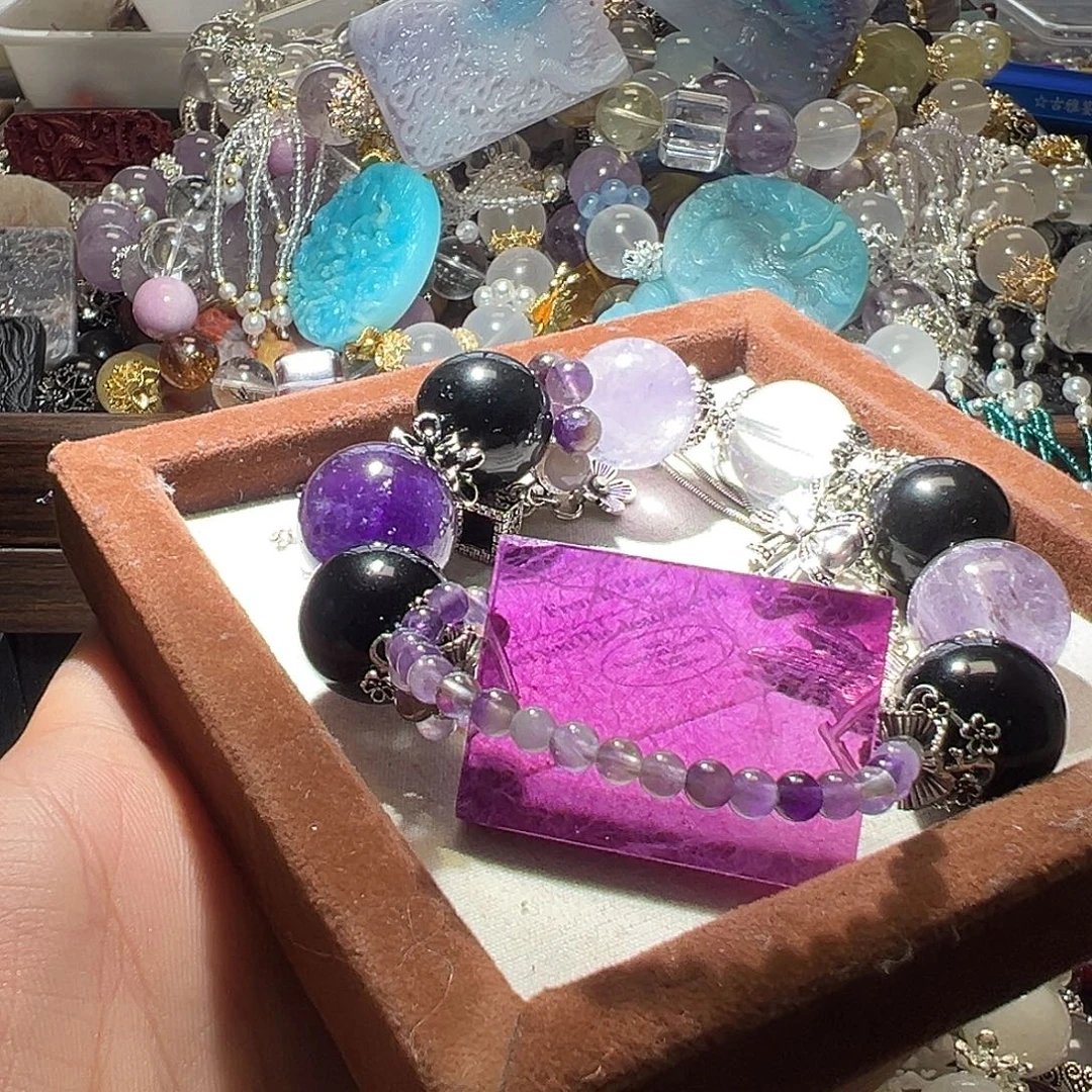 水晶未镶嵌手链水晶手链