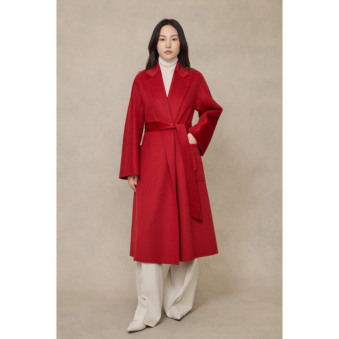 【CRANE】直播间样衣福利！浴袍羊绒大衣直播样衣处理！气质双面