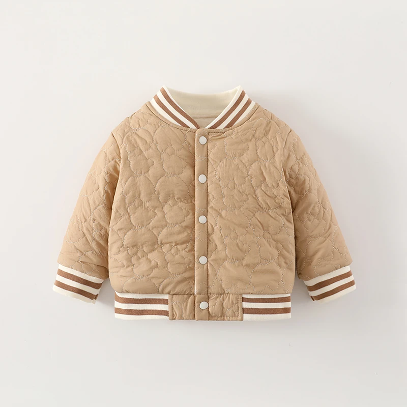 儿童夹棉小棉衣外出衣服加厚加绒冬款加棉外出服