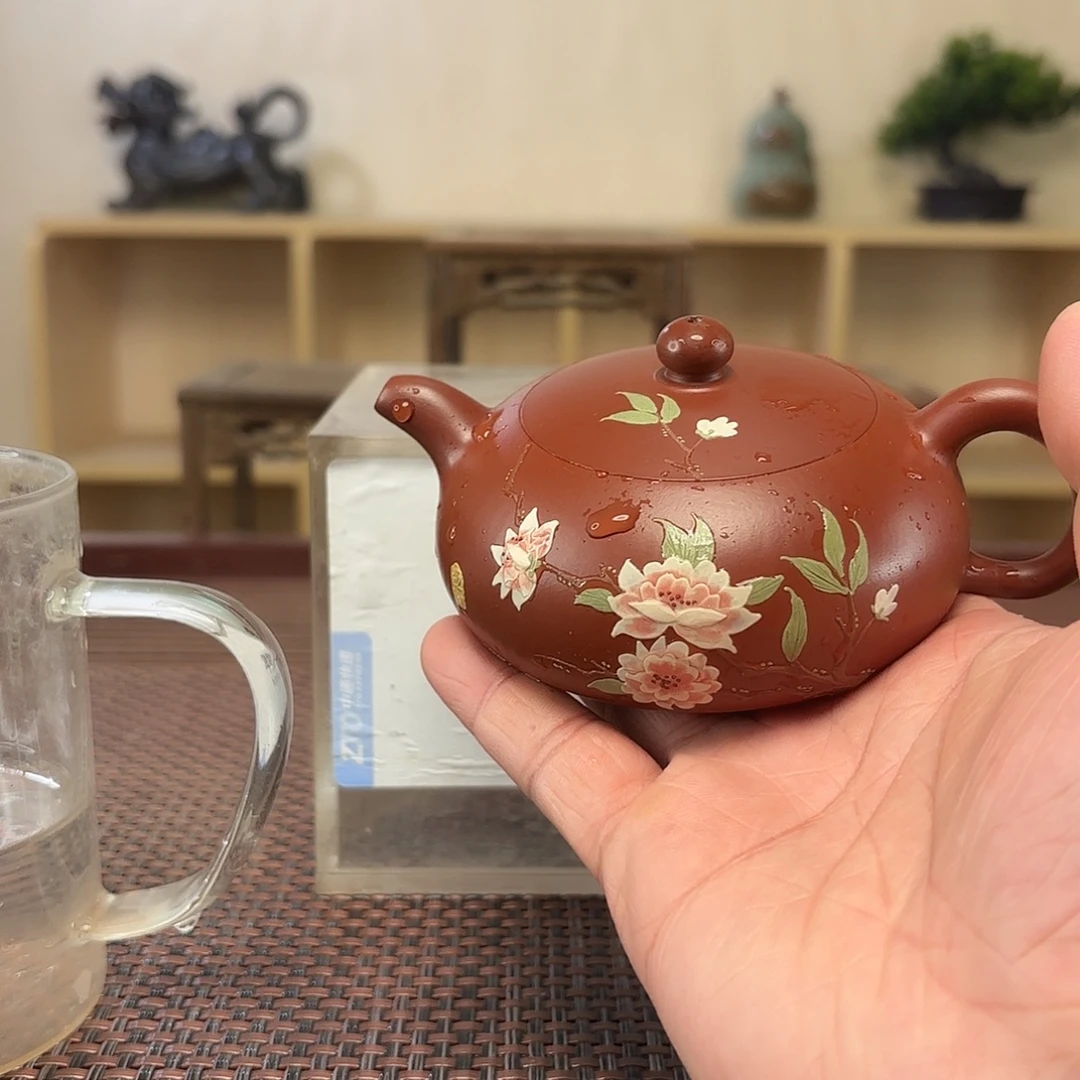 大***雄茶壶绿泥微瑕处理