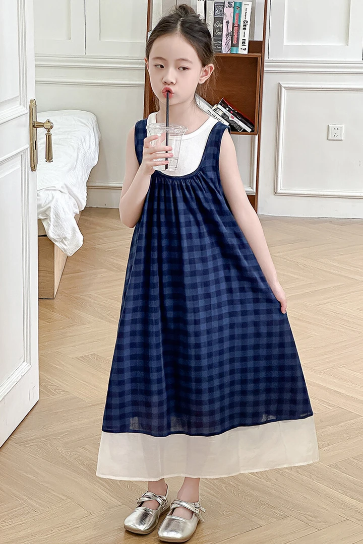 童小乖XZG&88659背心裙真两件套