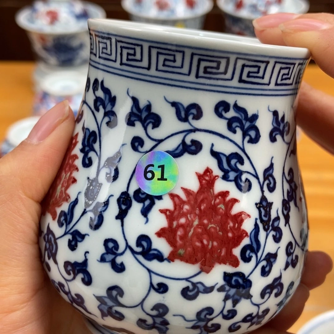 手绘现代茶具非古董