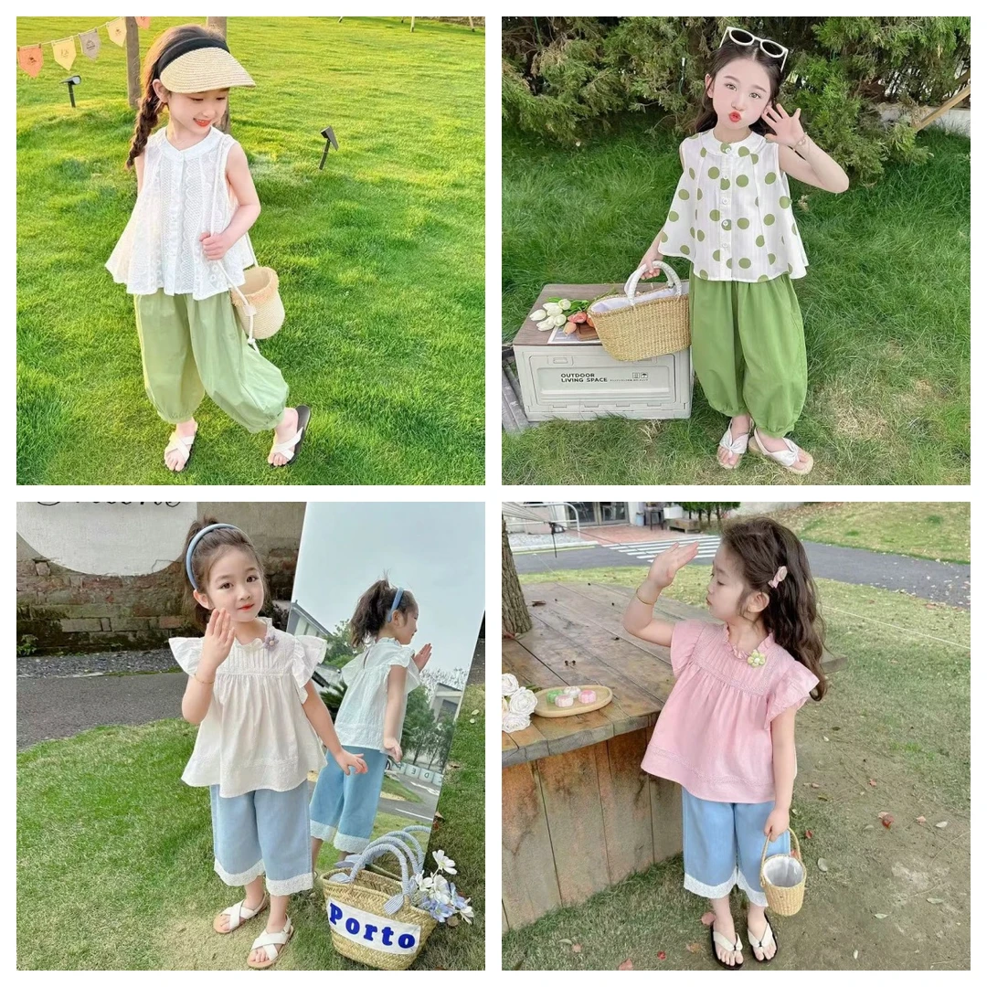 901-950夏季女童洋气款时尚套装