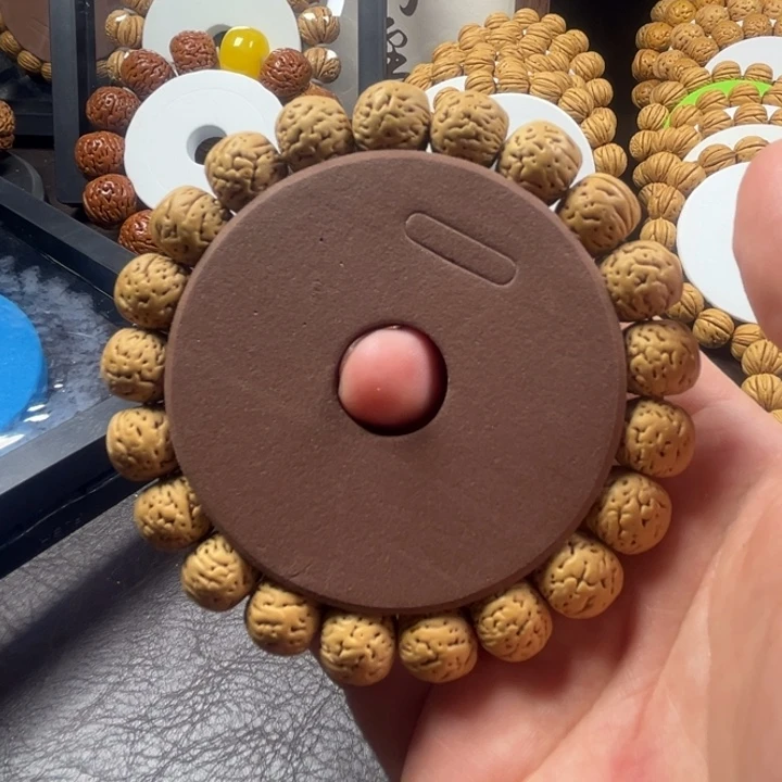 桃核手串?****?13尺寸野丹桃核