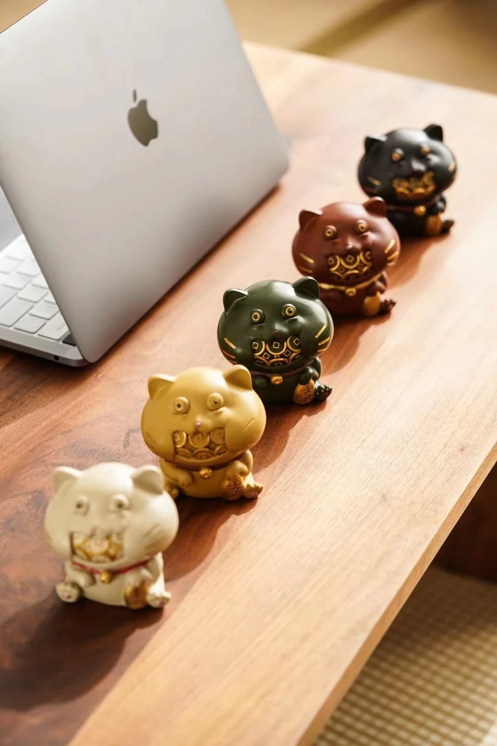 【共三车第1车】金满满紫砂招财猫大金制造