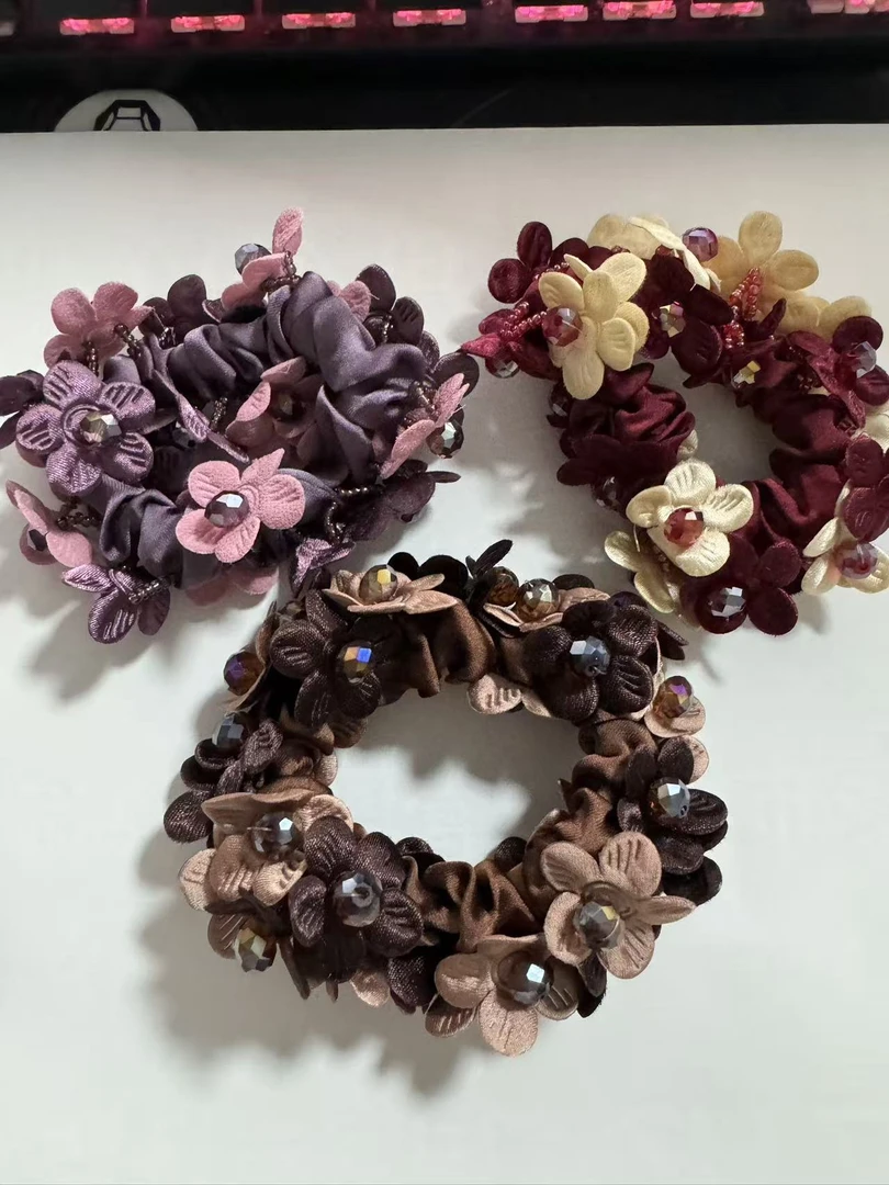 发绳可爱清新皮筋（花朵）