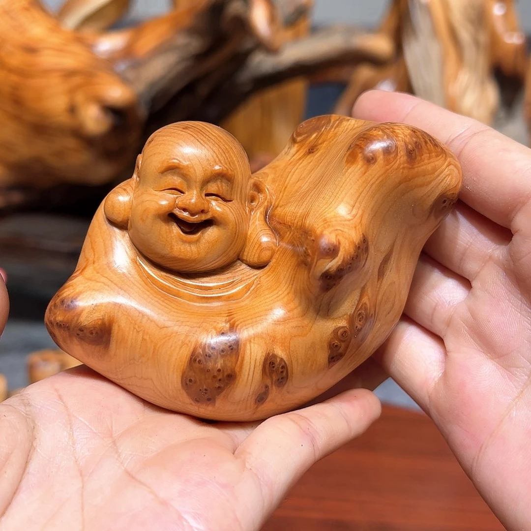 柏木崖柏木手把件摆件
