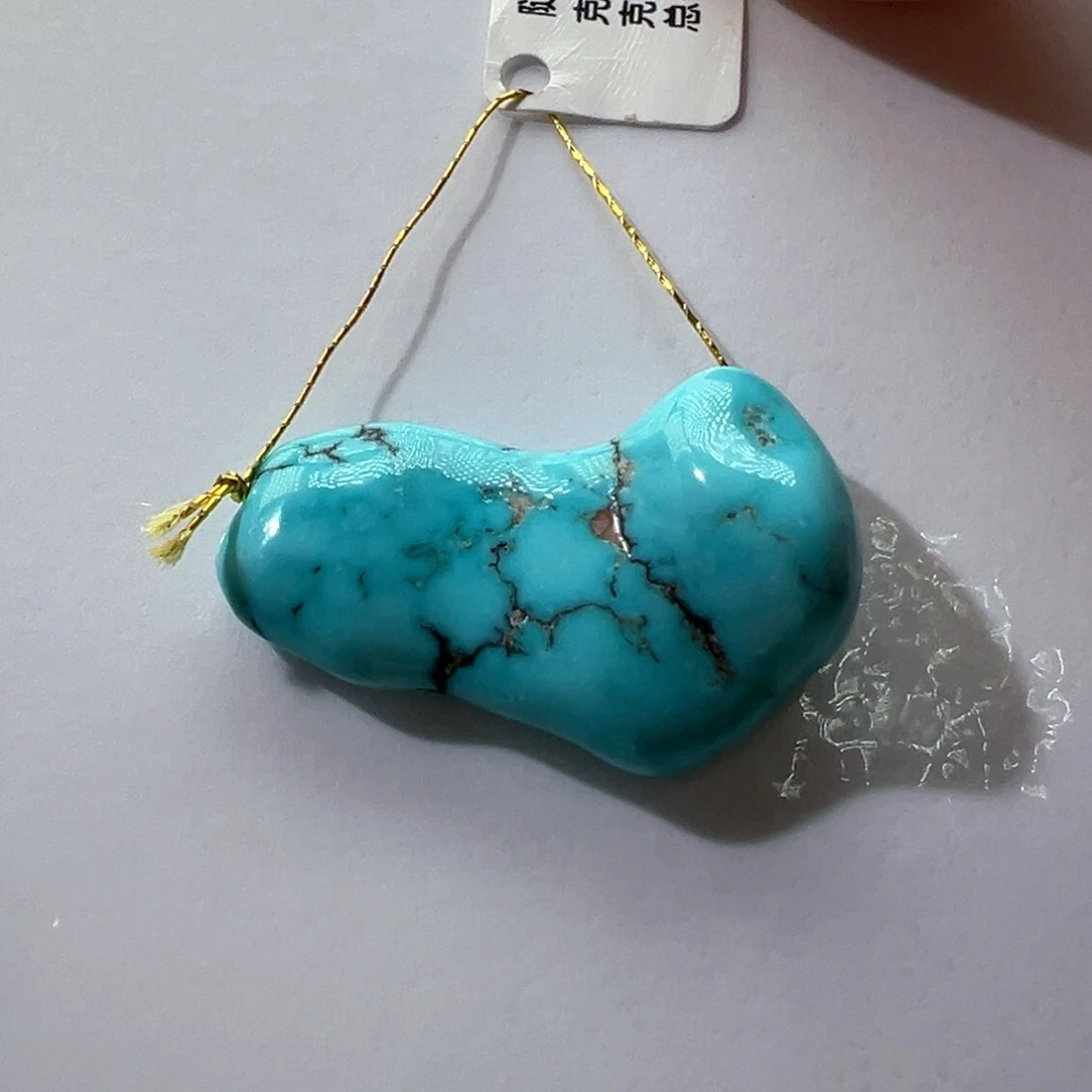 绿松石未镶嵌挂件