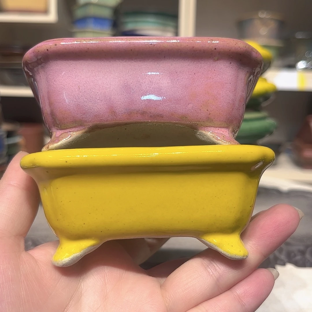 紫砂花盆芒*?瑕疵3-9.5-7.5-2。。。