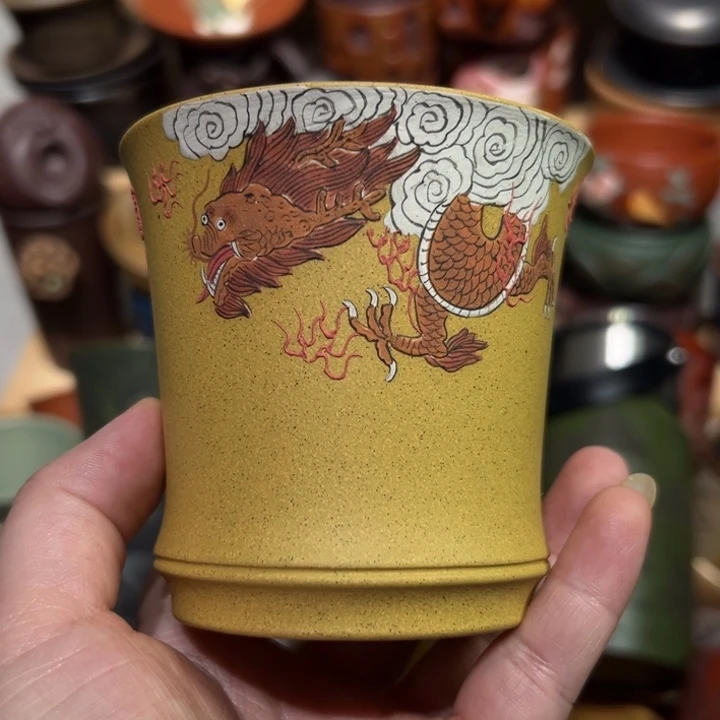 茶杯紫砂宜兴紫砂主人杯