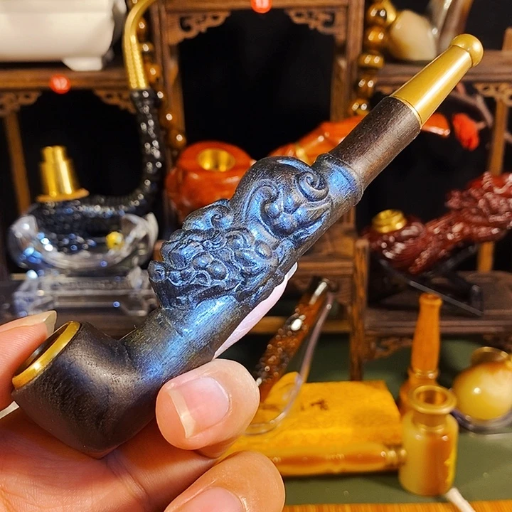 高端定制金丝楠烟嘴