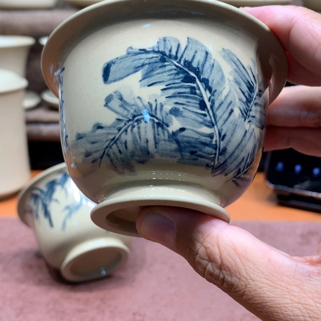 泥塑夏*放漏主人杯140毫升微瑕