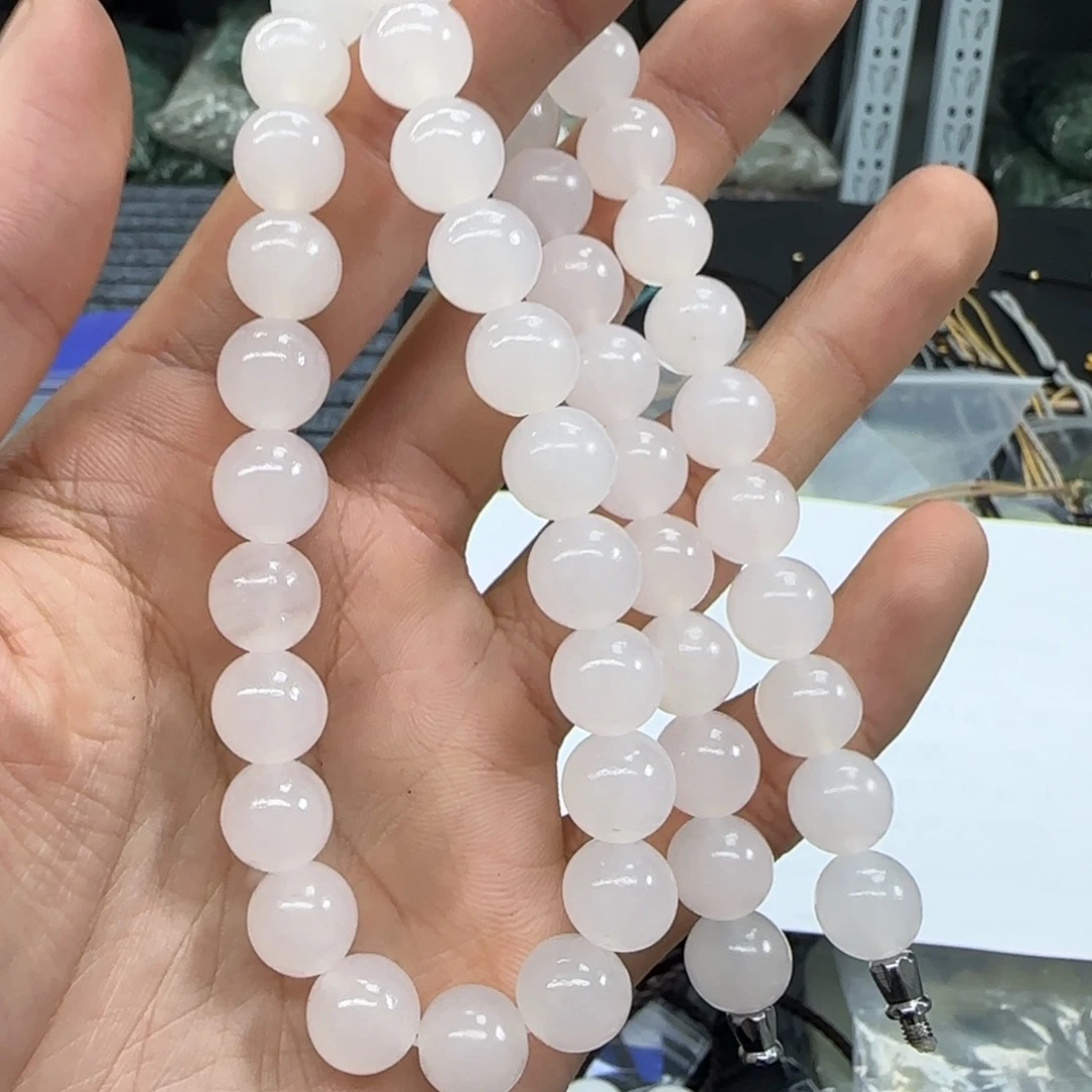 未镶嵌手链和田玉卡10项链